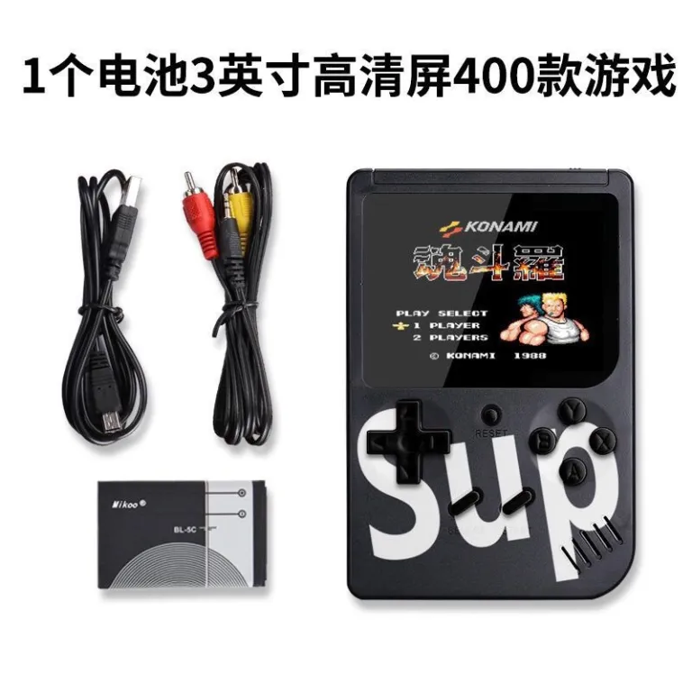 کنسول بازی دستی مینی SUP، بازی‌های کلاسیک دو نفره 400 در یک، مناسب کودکان و نوستالژیک