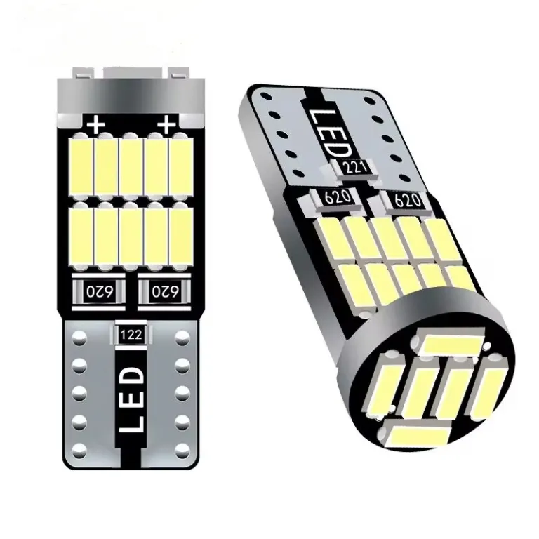 چراغ LED خودرو T10 4014 26SMD ضد خطا و پرنور W5W چراغ مطالعه و پلاک