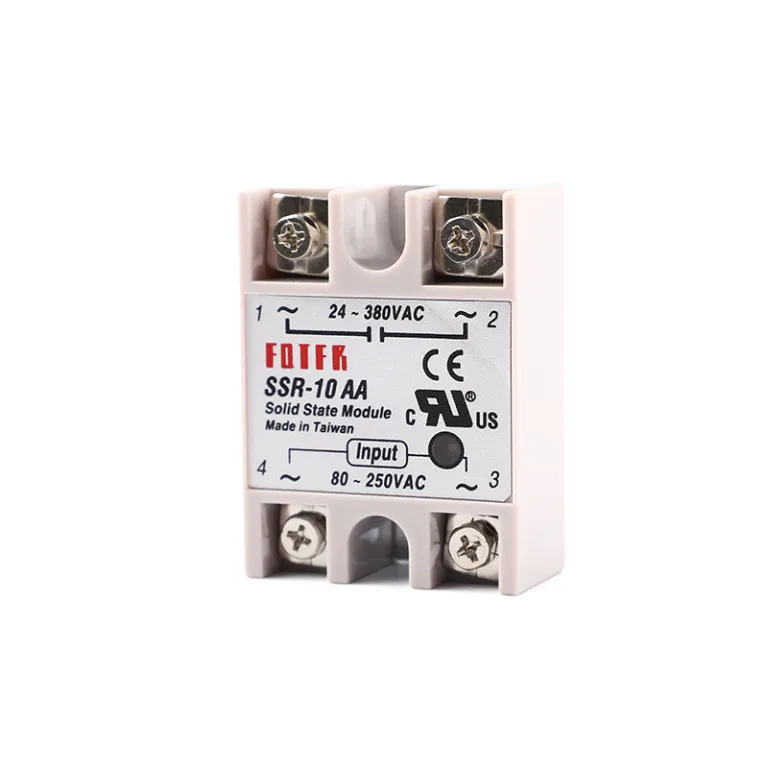 رله حالت جامد تک‌فاز کنترل AC SSR-10AA بدون کنتاکت SSR-40AA 25AA صادراتی