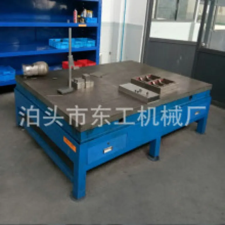 ساخت سفارشی کارخانه، میز کار CNC با ارتفاع و عرض افزایش‌یافته، میز کمکی، میز کار بلند برای مرکز ماشینکاری