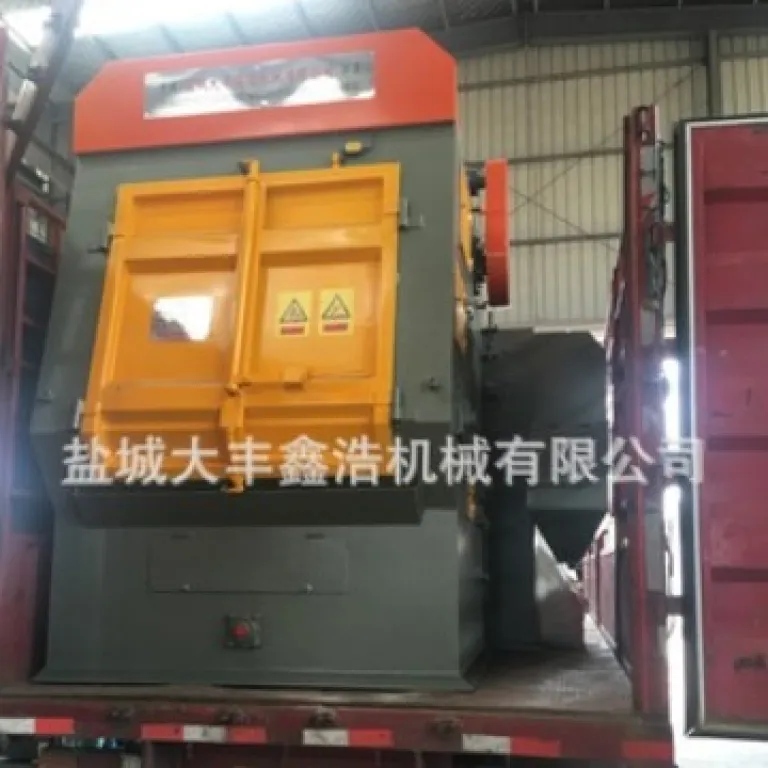 Q3210 دستگاه شات‌بلاست نوار نقاله با بارگیری و تخلیه خودکار برای زدودن زنگ فولاد - عرضه دستگاه شات‌بلاست