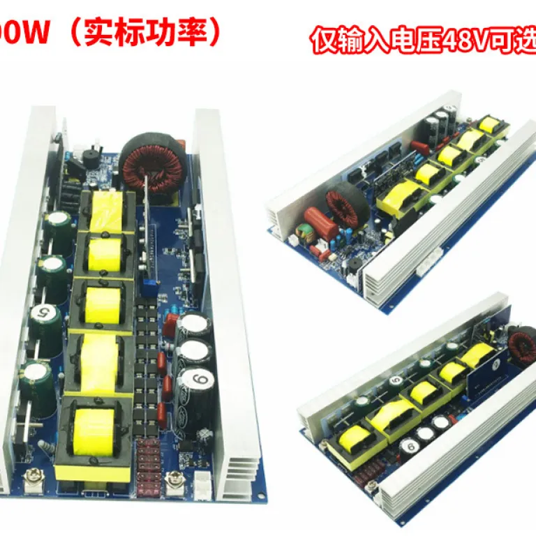 برد اصلی اینورتر موج سینوسی خالص ذخیره‌سازی انرژی در فضای باز 12V24V48V به 220V1000W ترانسفورماتور ماژول اینورتر