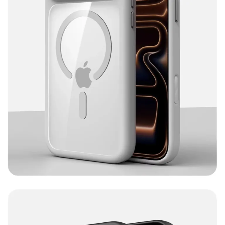 قاب گوشی اپل iPhone18ProMax شفاف مگنتی با محافظت کامل لنز 17 ضد ضربه مخصوص صادرات