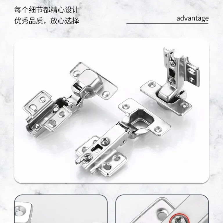 لولای دو مرحلهای فولاد نورد سرد با دمپر آرام و بیصدا برای درب کابینت تاشو، فنجان کمعمق، عمده