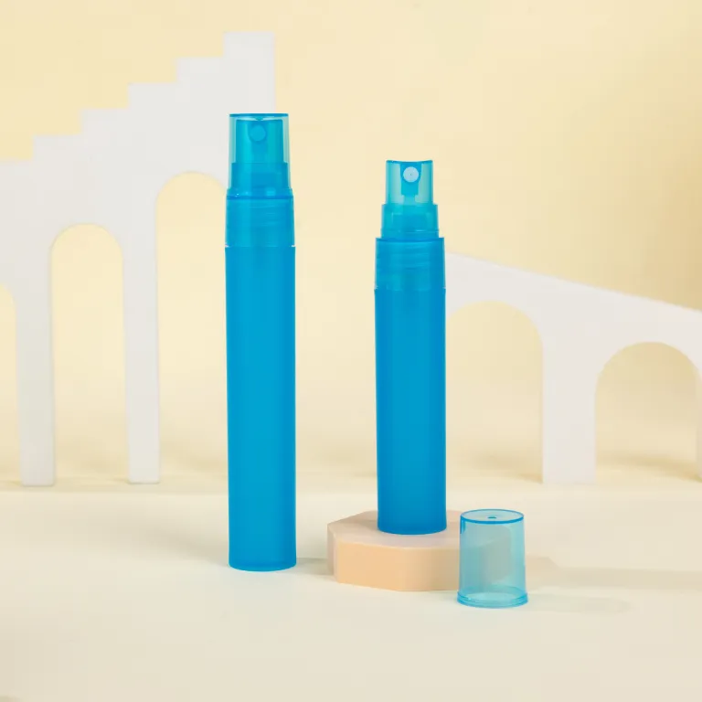 5ml10ml15ml20ml بطری نمونه پلاستیکی اسپری، بطری خالی عطر و محلول ضدعفونی‌کننده