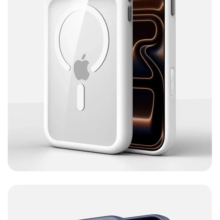قاب گوشی اپل iPhone18ProMax شفاف مگنتی با محافظت کامل لنز 17 ضد ضربه مخصوص صادرات