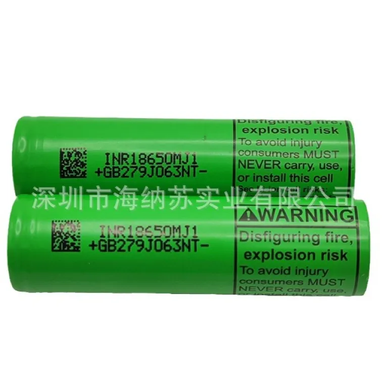باتری لیتیوم یونی نو اورجینال ال‌جی 18650 MJ1 3500mAh با دشارژ پیوسته 10A مناسب مدل‌های هوایی