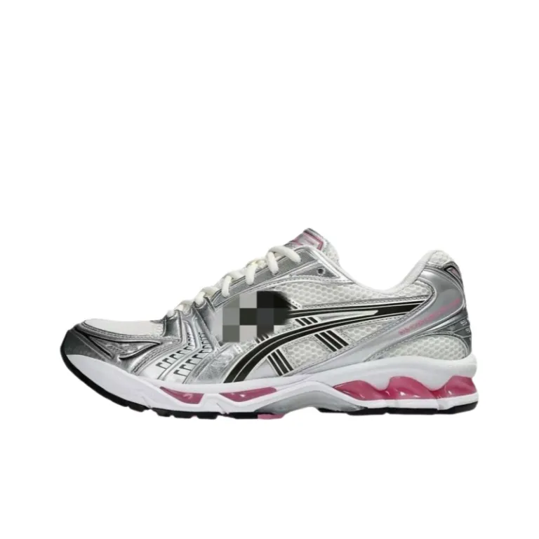 kayano14کفش دویدن ضربه‌گیر زنانه و مردانه ساق کوتاه کفش ورزشی راحتی K14رویه مشکی تنفس‌پذیر و مقاوم در برابر سایش