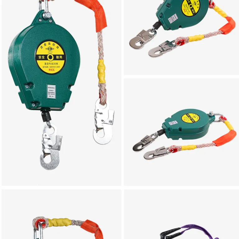 فروش مستقیم کارخانه، ضد سقوط دو قفله 5/10 متر 20 متر 30 متر، کنترل‌کننده خودکار دیفرانسیل سرعت، ضد سقوط قفل خودکار کار در ارتفاع