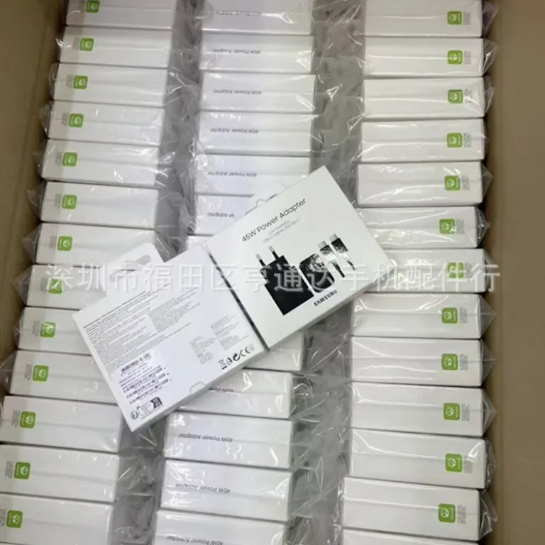 T4511 شارژر اورجینال سامسونگ 45w آداپتور Note20/S25/Zfold6 استاندارد اروپا 45W سوپر فست شارژ