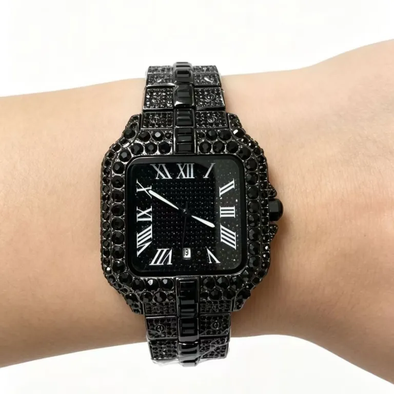 2025 ساعت مردانه باکیفیت تمام الماس AP، پرفروش در Dunhuang و AliExpress، شیک و مد روز، موتور کوارتز، عرضه مستقیم از کارخانه