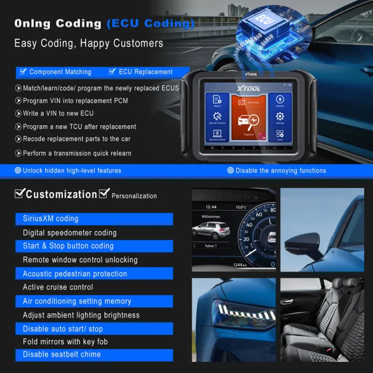 دستگاه عیبیاب کامیون و خودرو XTOOL D9