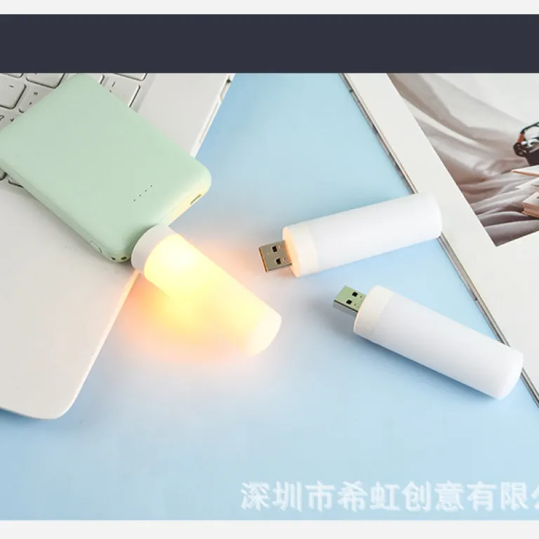 چراغ خواب USB طرح شعله جدید، چراغ USB، چراغ خواب کوچک USB، چراغ کنار تخت، چراغ خواب LED، چراغ شمعی USB