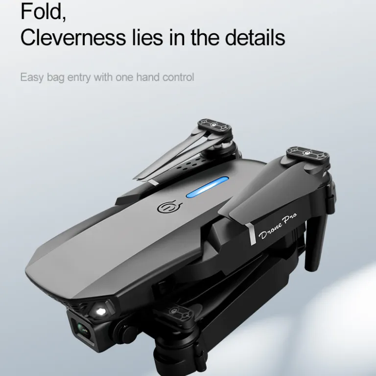 پهپاد چهار ملخه اسباب‌بازی کودکان با صفحه‌نمایش اختصاصی و دوربین هوایی، مدل جدید drone برون‌مرزی e88