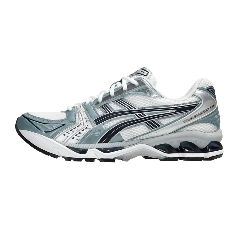 kayano14کفش دویدن ضربه‌گیر زنانه و مردانه ساق کوتاه کفش ورزشی راحتی K14رویه مشکی تنفس‌پذیر و مقاوم در برابر سایش