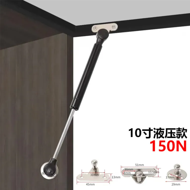 جک آرام‌بند درب کابینت شیشه‌ای، میله پنوماتیک بالابر درب، ضربه‌گیر هیدرولیک کوتاه، توقف در هر موقعیت، تولید کارخانه
