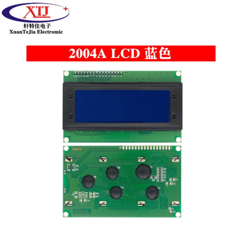صفحه آبی/زرد-سبز 1602A/1604A/2004A/12864B صفحه LCD 5V با نور پس‌زمینه IIC