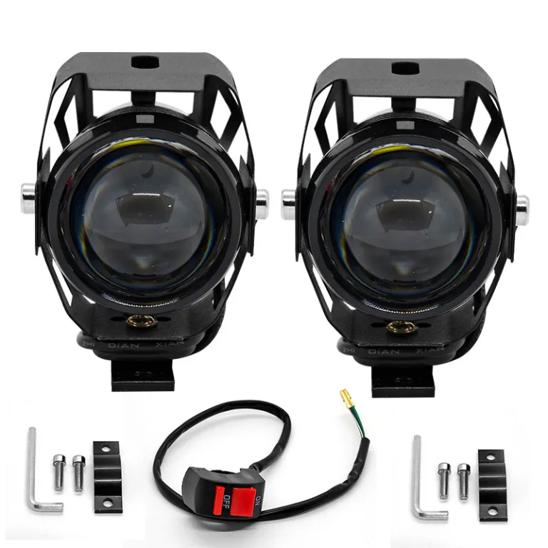 چراغ LED خودرو چراغ جلو نورافکن u5 لیزری چشم فرشته‌ای بدنه آلومینیومی هواپیمایی چراغ جلو LED موتورسیکلت فوق پرنور