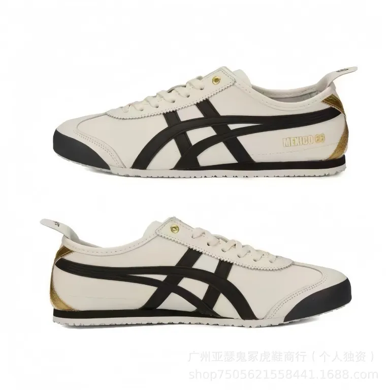 کفش راحتی اسپرت کلاسیک Onitsuka Tiger MEXICO66 مناسب پیادهروی و استفاده روزمره، شیک و همهپسند مدل آگانو