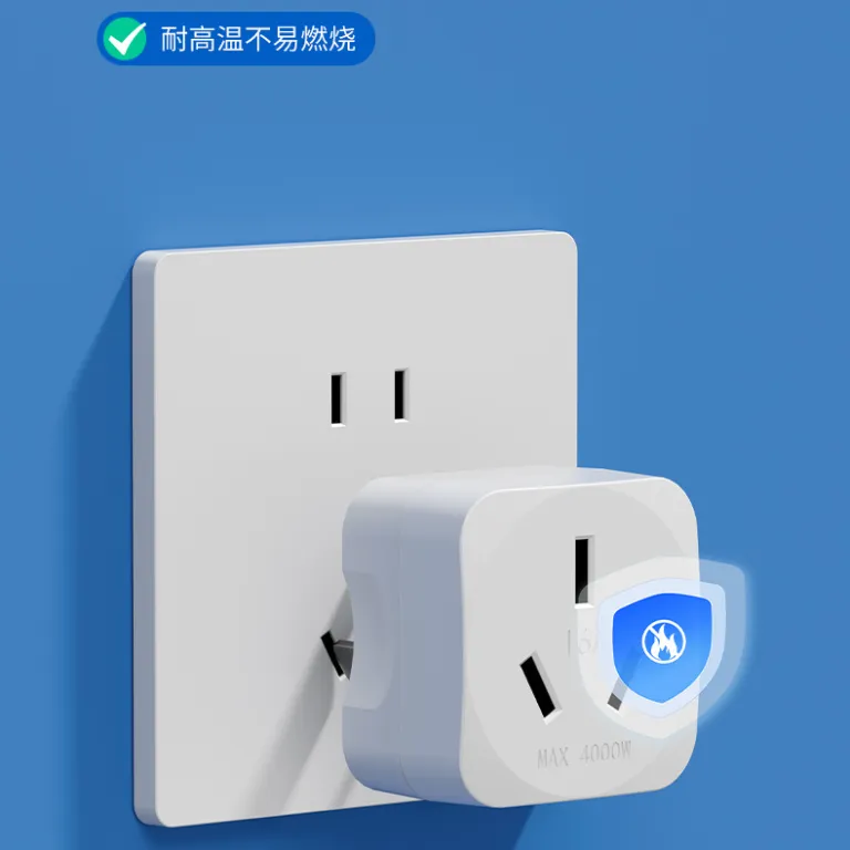 مبدل پریز 10a به 16a پرقدرت 16a مخصوص کولر و بخاری عرضه مستقیم کارخانه