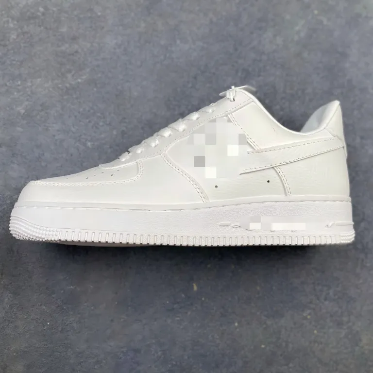 AF1‘07 کفش کتانی ساق کوتاه / کفش راحتی، دوخت لبه‌دار با جعبه اصلی و کفی هوا کامل