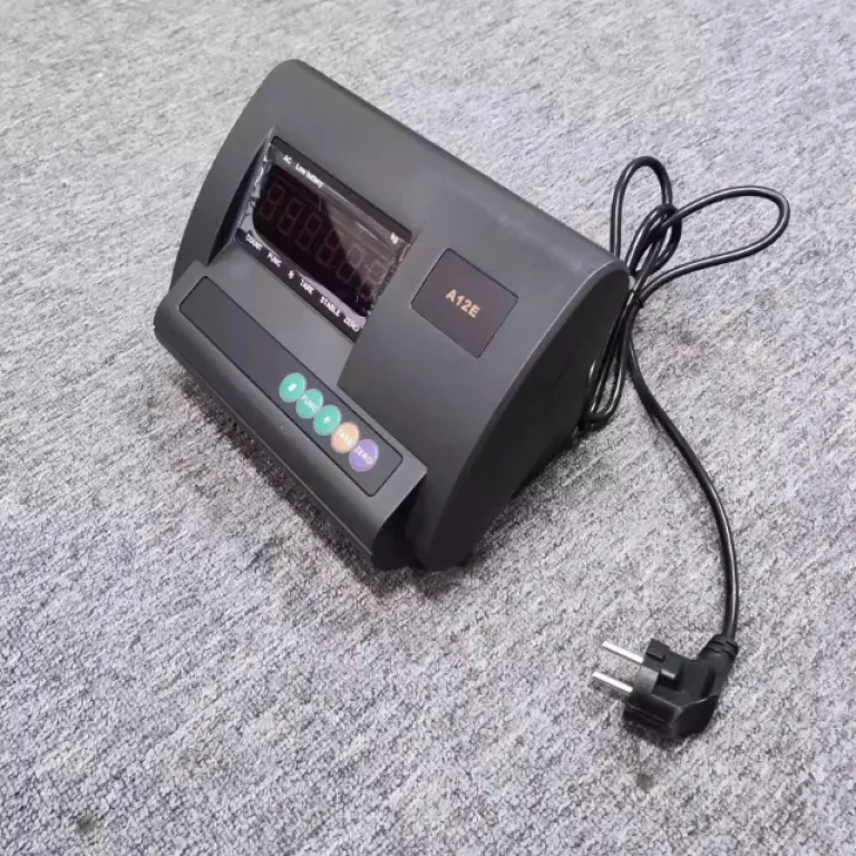 مجموعه کامل قطعات باسکول کوچک صادراتی با لودسل و نمایشگر انگلیسی A12E