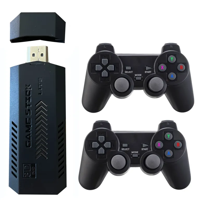 کنسول بازی X2 PLUS 2.4G بی‌سیم رترو HDMI خانگی PSP تلویزیونی 3D کیفیت بالا GD10