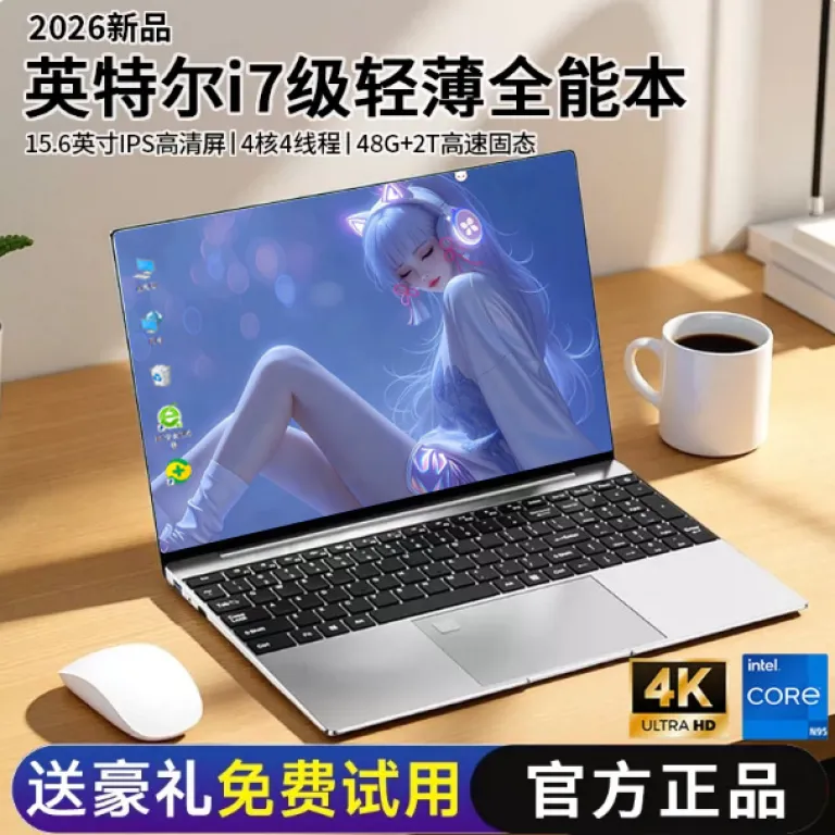 لپ‌تاپ باریک و قابل حمل 2025 با پردازنده Core i7، کارایی بالا 17.3 اینچ، گرافیک مجزا، مناسب بازی، اداری و وب‌گردی