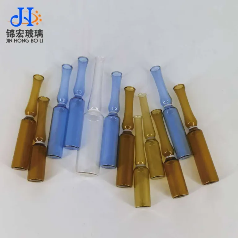 بطری تزریقی، بطری دهانه سوخته 1ml2ml3ml5ml10ml، آمپول، بطری سرم، بطری شیشه‌ای شکستنی قهوه‌ای استاندارد ملی و اروپایی