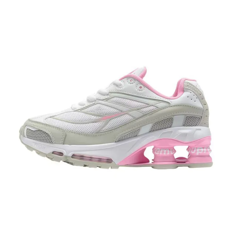 کفش رانینگ ریباک Reebok با بالشتک هوا Shox توری تنفس‌پذیر ضربه‌گیر و کفی بلند زنانه و مردانه