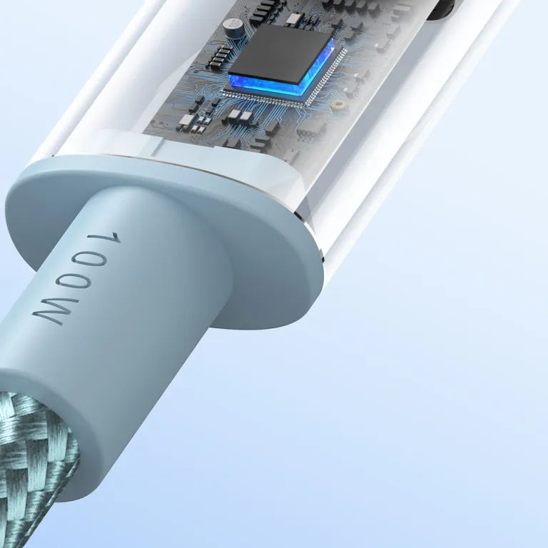 کابل شارژ سریع Anker بافته شده PD100W نایلونی تایپ C برای اندروید A8756-A8757-A8758