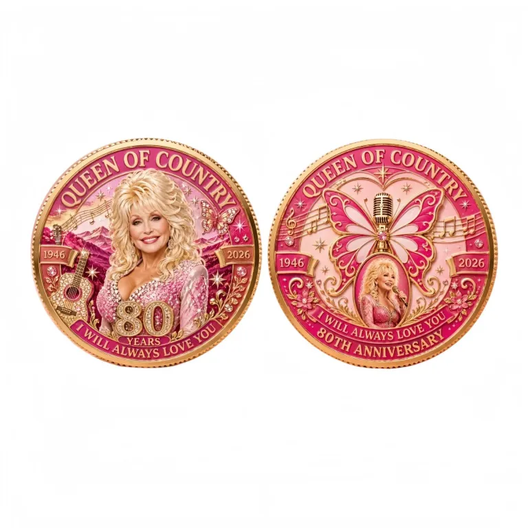 سکه یادبود ابدی دالی پارتن Dolly Parton Commemorative Coin برای فروشگاه مستقل برون‌مرزی