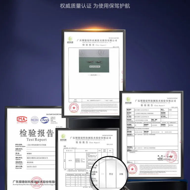 لولای جدید دو مرحله‌ای با زاویه کوچک و بافر، مناسب کابینت و کمد، رنگ خاکستری تفنگی، قابل استفاده برای درب‌های ضخیم و نازک