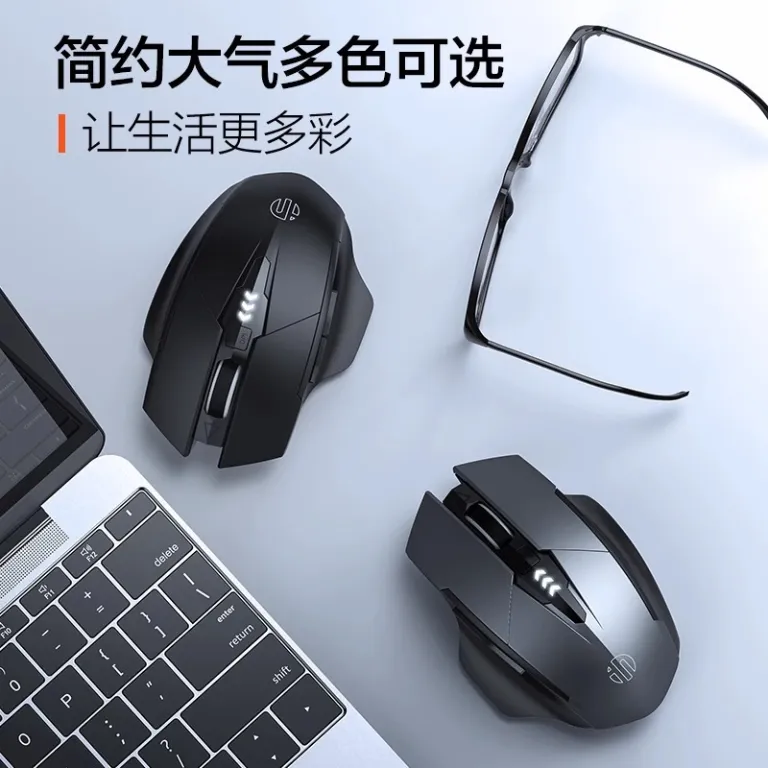 ماوس بی‌سیم بلوتوثی سه‌حالته INPHIC اینفیک F1S PM6 شارژی بی‌صدا مناسب کارهای اداری، بازی و کامپیوتر