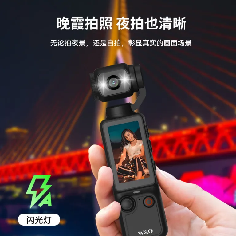 دوربین ورزشی دستی کراسبوردر با لرزشگیر، ضبط صدا و تصویر، چرخش 180 درجه، دوربین جیبی HD