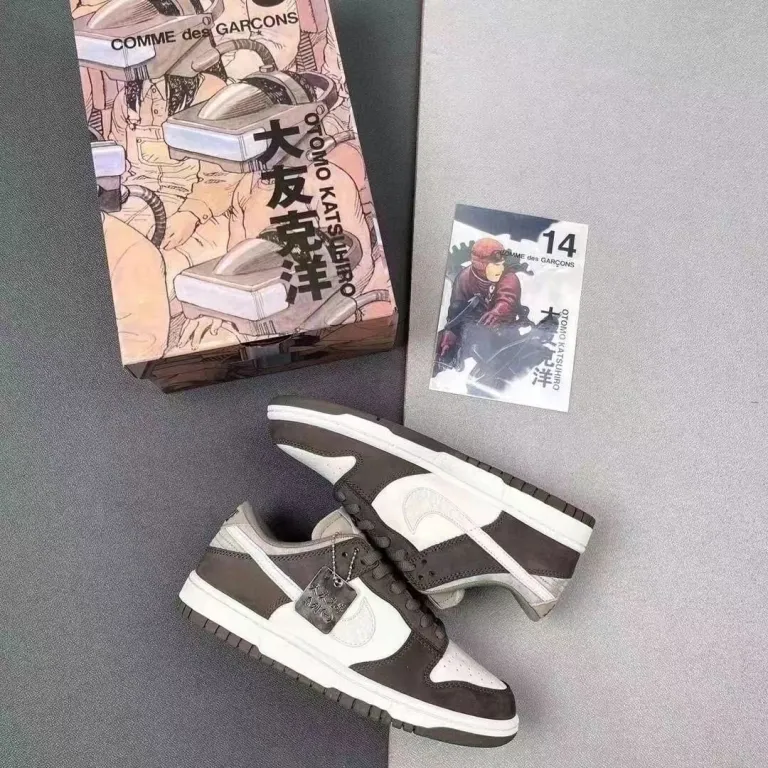 کفش اسکیت‌بورد ساق‌کوتاه سری دایو کاتسوهیرو Dunk Low اورجینال پوتیان، کفش ورزشی مردانه و زنانه، طرح جفت