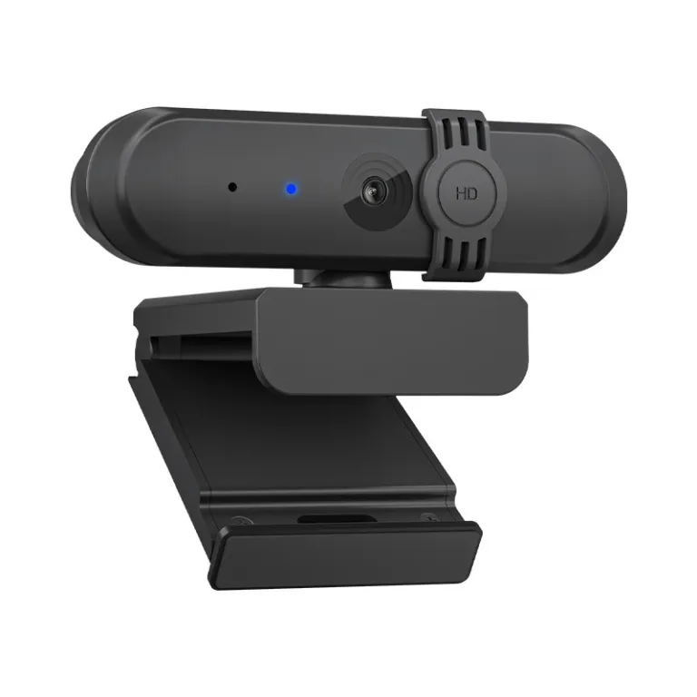 1080P دوربین دیجیتال با محافظ حریم خصوصی، دوربین HD با میکروفون یکپارچه، فوکوس ثابت، دوربین کامپیوتر رومیزی