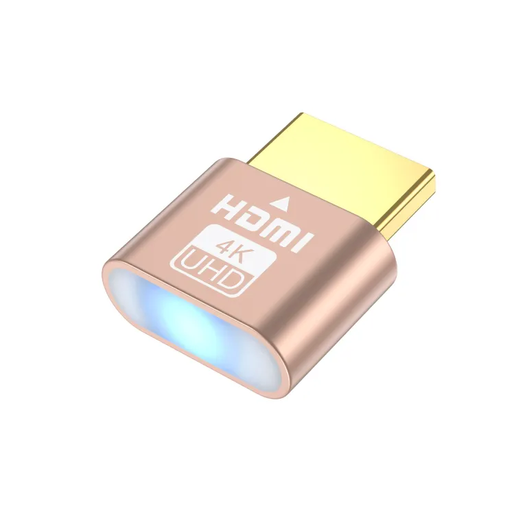 دستگاه مجازی HDMI قفل EDID شبیه‌ساز نمایشگر کارت گرافیک DP فریب‌دهنده پرفروش بین‌المللی برای استودیو و اتصال از راه دور