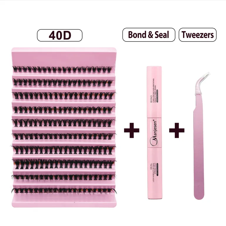ست مژه مصنوعی اکستنشن 30D40D سینی ده ردیفه پلکانی عمده مژه نرم
