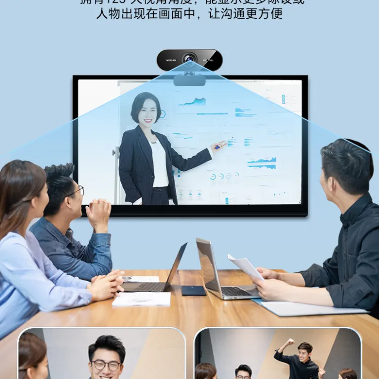 دوربین کامپیوتر USB تحت شبکه بدون نیاز به درایور 1080P با کیفیت HD برای پخش زنده کلاس آنلاین و ویدئوکنفرانس