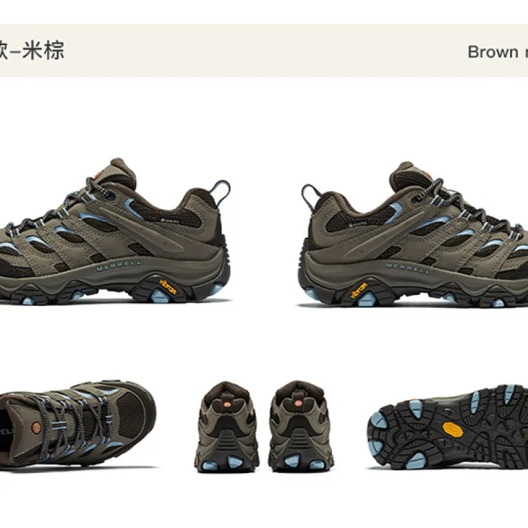 کفش پیاده‌روی ضدآب MERRELL MOAB 3 SYN GTX کوهنوردی با زیره عاج‌دار و مقاوم مدل پاییزه