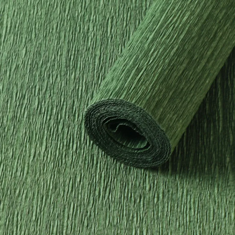 فروش مستقیم کارخانه، کاغذ کرپ رنگی ضخیم، مواد ساخت گل دستی، کاغذ DIY چین‌دار، کاغذ دستی برای گل رز