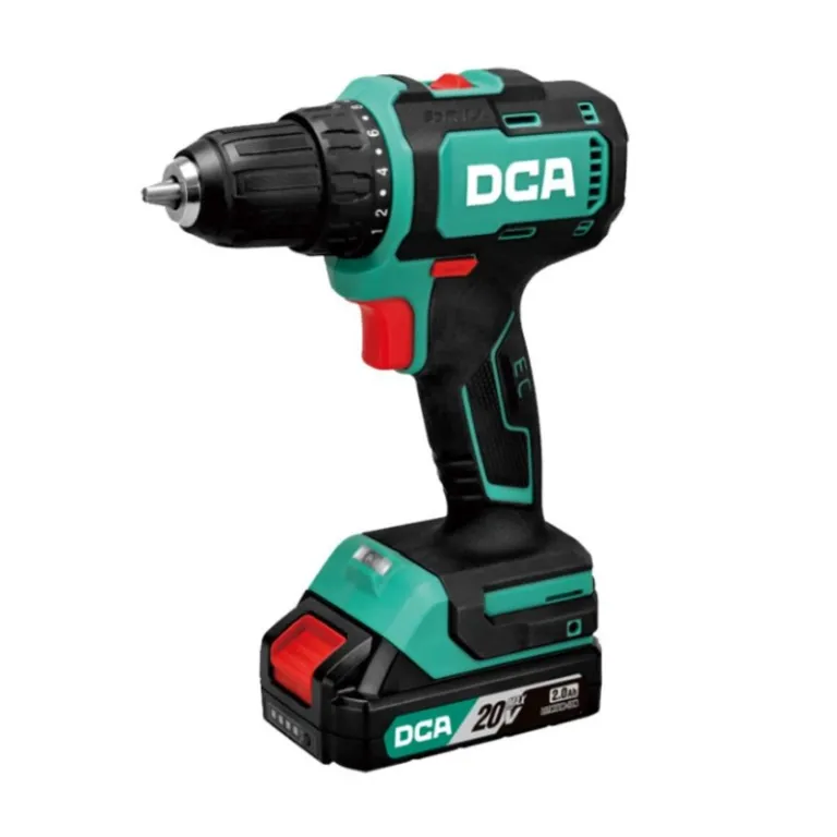 10mmدریل شارژیDCAADJZ2055T2.0 دو باتری بدون جاروبک