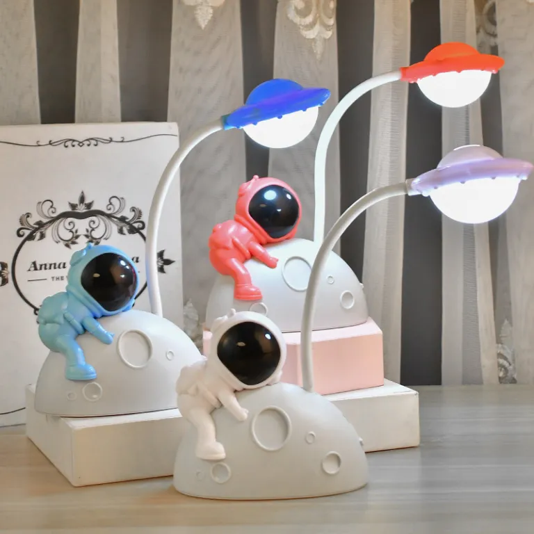 چراغ خواب همبرگری خلاقانه LED شارژی کنار تخت مخصوص کودکان با مدادتراش و محفظه، چراغ رومیزی هدیه