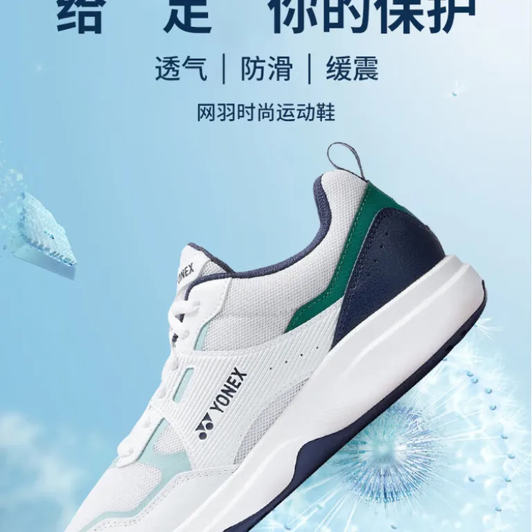 کفش تنیس یونکس YONEX مردانه و زنانه، مناسب تنیس و بدمینتون، با بالشتک راحت و ضربه‌گیر پاور کشن