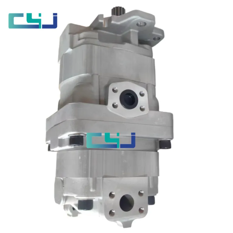 WA470-3 پمپ دنده هیدرولیک لودر 705-52-30281 قطعات بیل مکانیکی