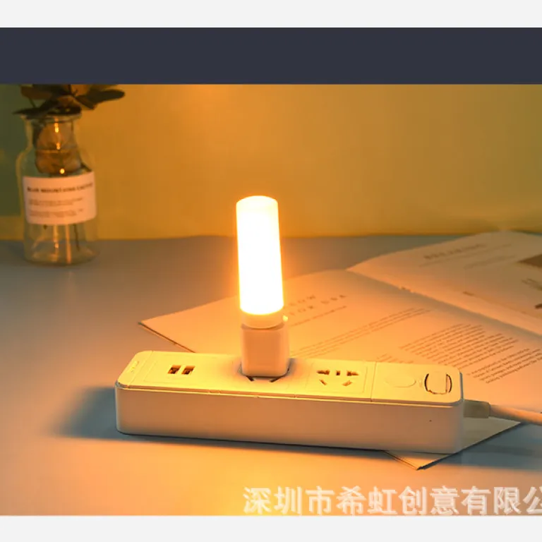 چراغ خواب USB طرح شعله جدید، چراغ USB، چراغ خواب کوچک USB، چراغ کنار تخت، چراغ خواب LED، چراغ شمعی USB