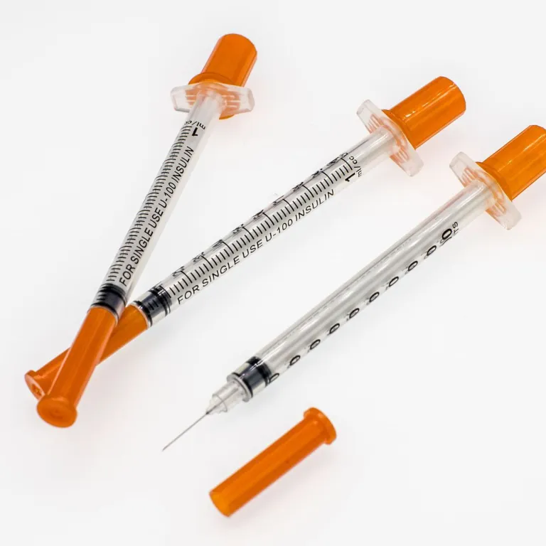 1ml/0.5ml سرنگ تزریق یکبارمصرف دستی، سرنگ تغذیه، سرنگ انسولین با سوزن ثابت