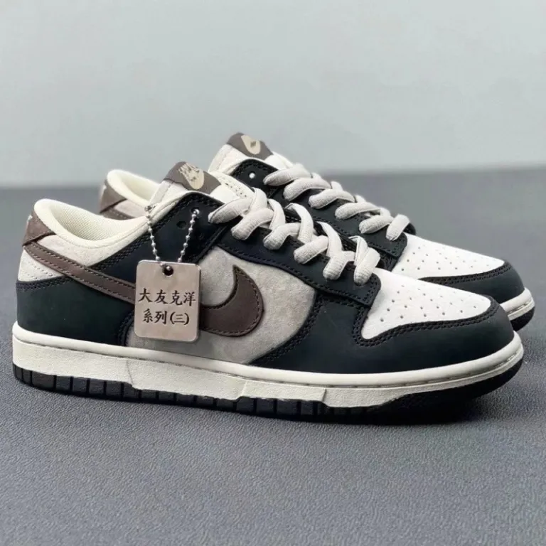 کفش اسکیت‌بورد ساق‌کوتاه سری دایو کاتسوهیرو Dunk Low اورجینال پوتیان، کفش ورزشی مردانه و زنانه، طرح جفت