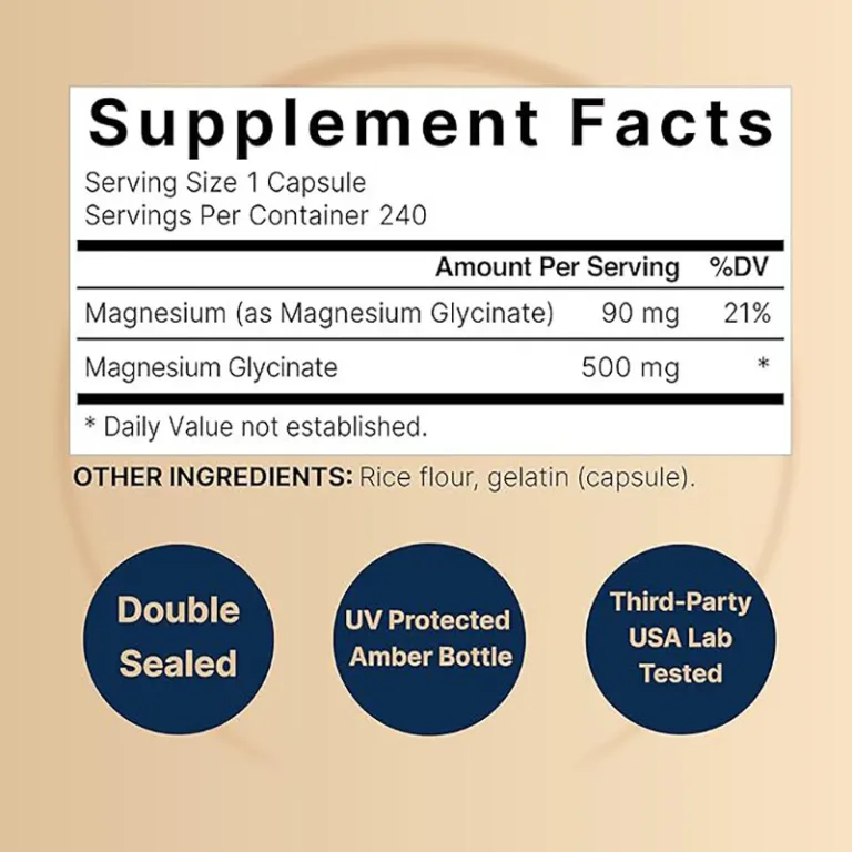 کپسول مکمل ترکیبی منیزیم گلیسینات MAGNESIUM capsules آمازون TK موجودی کراس‌بوردر فرآوری‌شده